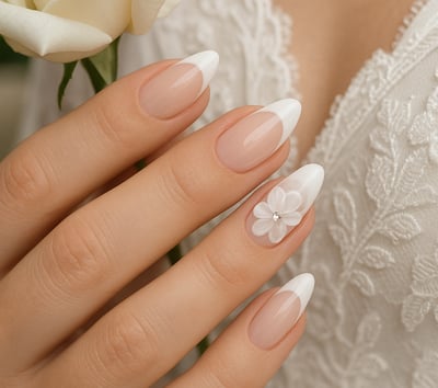 ongles mariée 3d